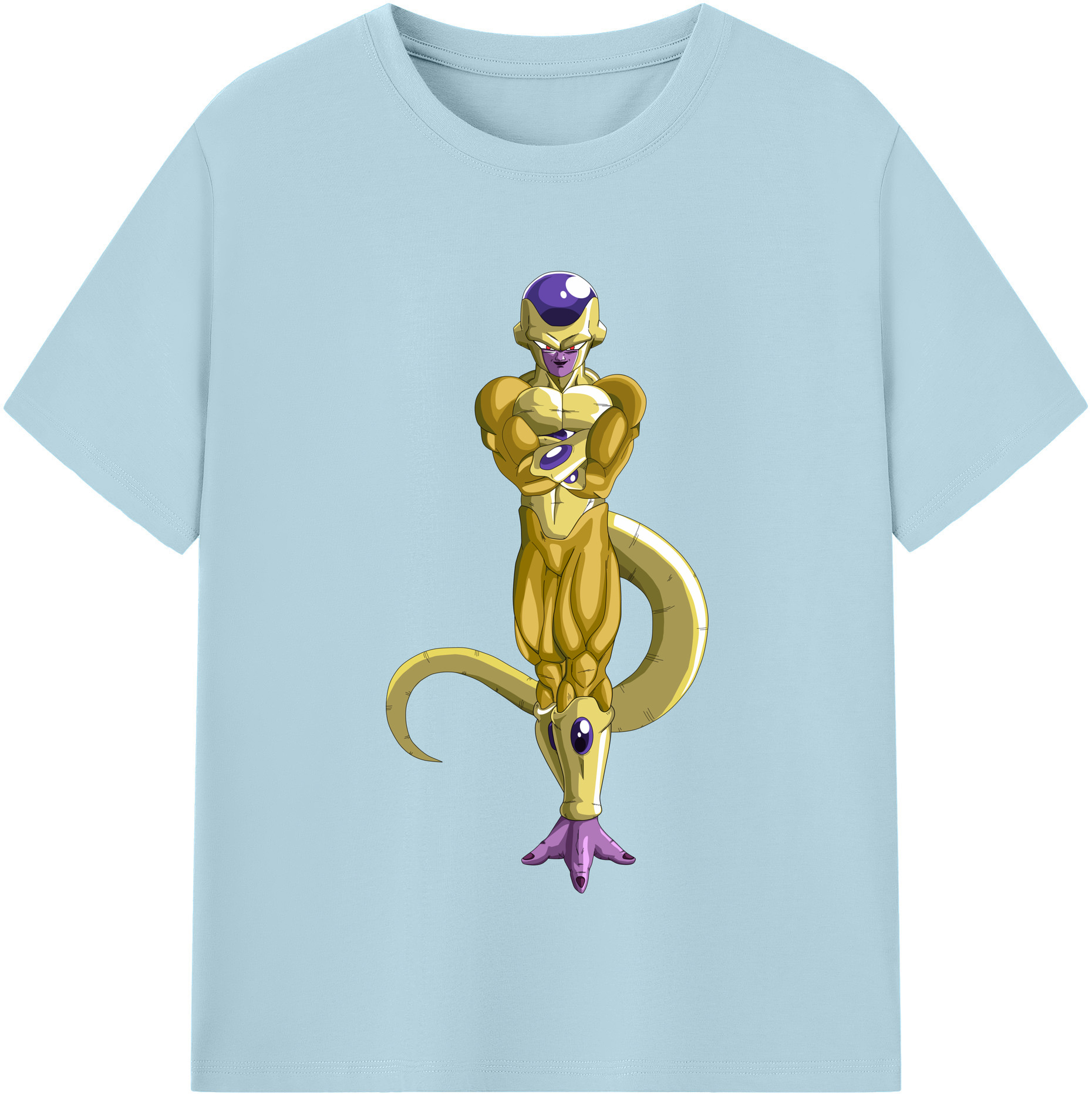 （画像用） ドラゴンボール フリーザ DRAGON BALL Frieza 綿100％半袖Tシャツ（フロントプリント）